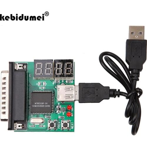 Kebidumei Hot Selling Computer Accessories PCI PC Diagnostic Card USB Post Card Motherboard Analyzer Tester for Notebook Laptop