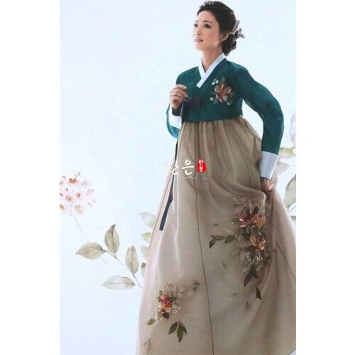 Korea Original Hand Embroidery Hanbok / Wedding Hanbok / Traditional Hanbok / Authentic Spot Hanbok