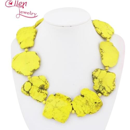 Nigerian Yellow beautiful Necklace Holiday Party Necklace beautiful Beads Necklace beautiful Jewelry Bridesmaid Necklace