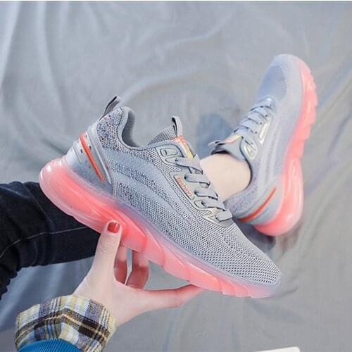 Womens Sneakers Air Mesh Patchwork Lace-Up Shallow Female Vulcanized Shoes Fashion Comfortable Leisure Ladies Flat Footwear