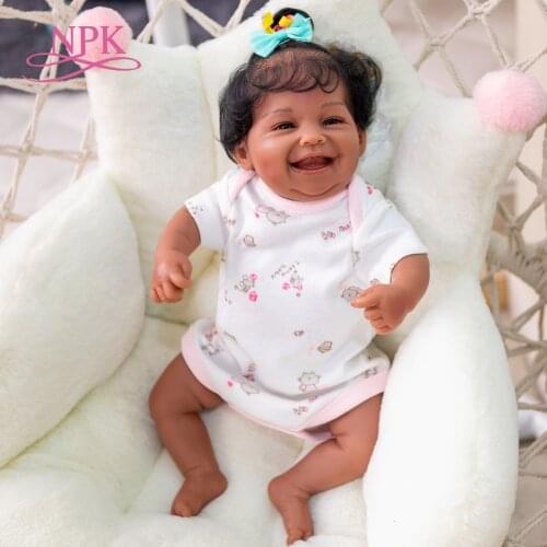 50cm Reborn Baby Dolls Full Body Silicone Girl Boy Mini Toddler Finished Painted Doll Toys For Children Christmas Birthday Gift