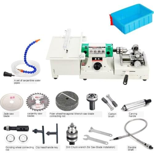Multifunctional small table grinder, jade cutting and polishing machine, bead punching machine