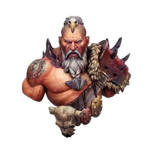 1/10 Scale Models Resin Fantasy Barbarian Figures Unpainted GK Model Kit Diorama Handmade DIY Fun Gift