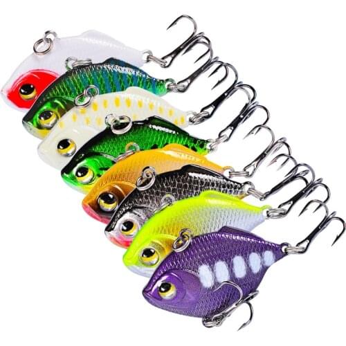 New Luya Fake Bait Bionic Bait 4.5 Cm / 8.5 G Plastic Bait VIB Hard Bait Fishing Long Shot ice fishing lures