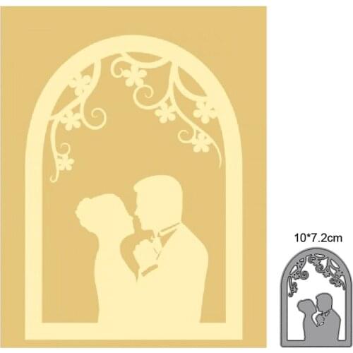 2021 New Cutting dies Wedding Couple metal cutting dies cut die mold Scrapbook paper craft knife mould blade punch stencils dies