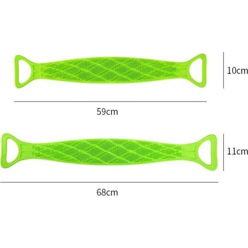 New Magic Silicone Brushes Bath Towels Body Brush Bath Belt Exfoliating Back Brush Belt Wash Skin Household Clean Shower Brushes