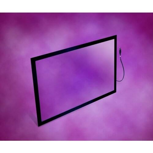 By Fedex 1pcs 60 inch and 2pcs 55 inch IR touch frame,touch screen overlay kit