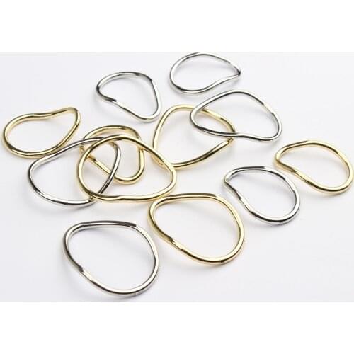 Zinc Alloy Matte Golden Round Circle Charms for Jewelry Making Frame Pendant 6pcs/lot