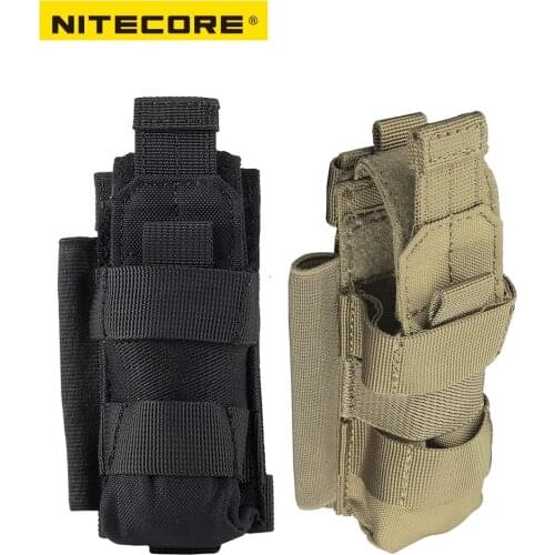 NITECORE NCP30 Tactical Holster Flashlight Holder Case Pouch 1000D Nylon Professional Outdoor Hunting Equipment 2 COLORS
