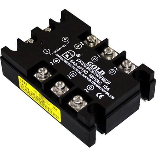 SA34020D SSR3-20DA 3phase ssr 20a ssr 20a three phase DC to AC Solid State Relay 480vac 32vdc