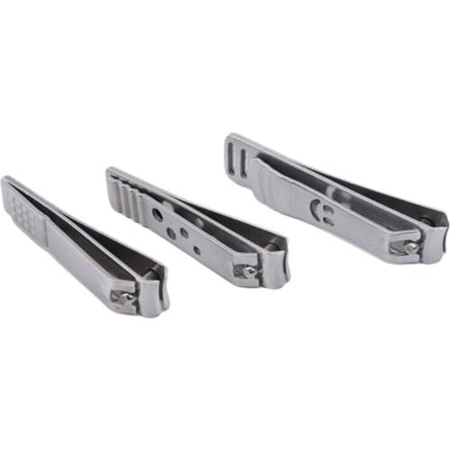 3Kinds Professional Nail Clippers Stainless Steel Nail Cutter Toenail Fingernail Manicure Trimmer Toenail Clippers for Thick Nai