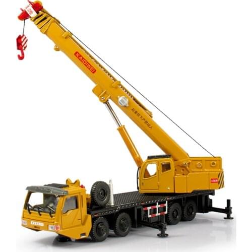 KAIDIWEI Heavy cranes 1:55 alloy truck model lifting cranes kids toy Christmas gift