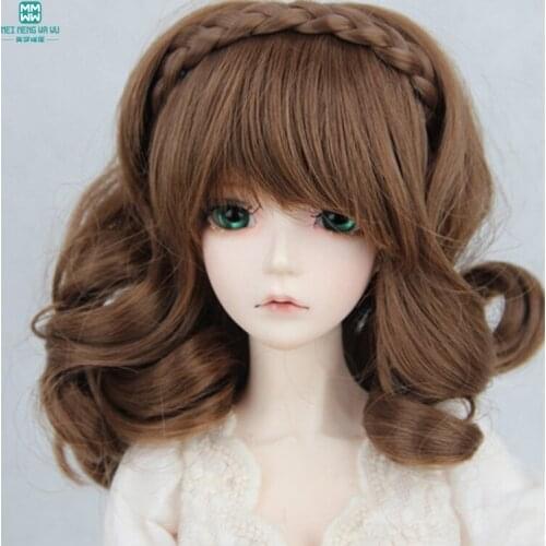 Hair for dolls 1/3 1/4 1/6 BJD Doll Wigs high temperature Fashion braids volume 059