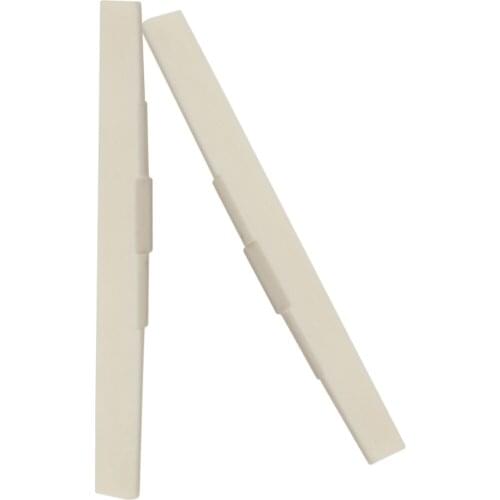 2 Pieces Classical Guitar Bridge Saddles Musical Instrument Accessory