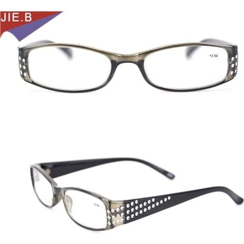 2018 Fashion Womens Reading Glasses Comfortable Anti-fatigue Eyewear Optical Glasses for Read Glasses 1.0 To 3.5