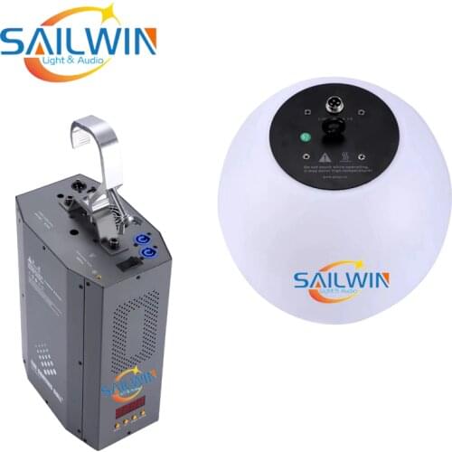 4X Lot 20CM Diameter 2M Lifting DMX Winch Kinetic LED Lifting Ball Lights LED Lift Stage Lighting Moving Head Light For Show