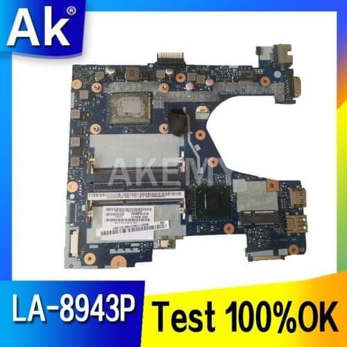 Akemy NBM3A1100L Q1VZC LA-8943P Mainboard For Acer aspire v5-131 v5-171 laptop motherboard I5-3337U CPU DDR3