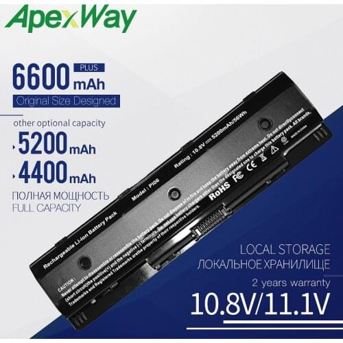 Apexway New Battery HSTNN-LB4N HSTNN-LB4O HSTNN-YB4N HSTNN-YB4O P106 PI06 PI06XL PI09 Leap Motion M7 For HP Envy TouchSmart 14