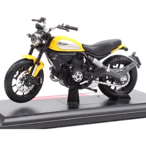 Classics 1:18 scale small maisto Ducati Scrambler bike motor roadster diecast racing motorcycle riding model car toy 2015 boys