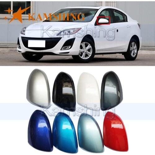 Kamshing For Mazda 3 BL 2011-2015 For Mazda 2 Demio 2007-2015 1.6T Outside Rear View Mirror Cover Side Mirror Shell Cap Housing