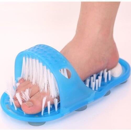 New Foot Gift Shower Feet Cleaner Scrubber Bath Brush Bristle Massager