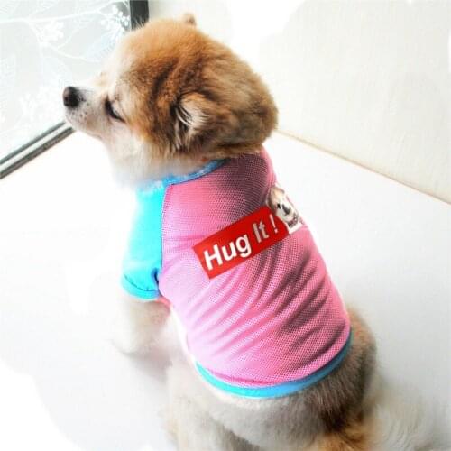 Dog Clothes for Small Dogs Bone Short-Sleeved Printed summer Pets Puppy Dog Clothes Pet Cat Vest T-Shirt Pug Apparel Costumes