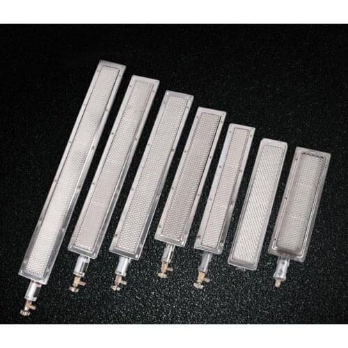 Top quality barbecue BBQ infrared ceramic burner stainless steel ceramics gas burner alumunium plate infrared burner with nozzle