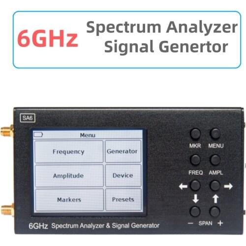 GS-200 3.2Inch Touching Screen 50KHz -3GHz Vector Network Analyzer HF VHF UHF Antenna Analyzer Measuring Black Nanovna saa v2