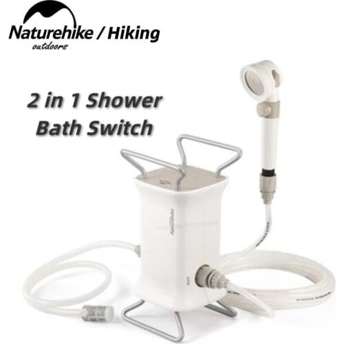 Naturehike 2 IN 1 Vehicle-mounted Outdoor Shower Car Wash Device Portable Camping Car Wash Shower Waterproof Dustproof Device