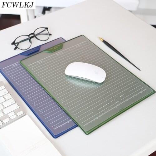 Simple Business High-end Leather Creative Layered Plan Message Board Mouse Table Mat