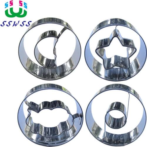 Sun, Stars, Moon, White Clouds Shaped Cake Decorating Tools,Valentine Heart-Shaped Cookie Baking Molds,Direct Selling