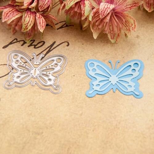 2/4pcs butterfly Metal Cutting Dies for DIY Scrapbooking Album Paper Cards Decorative Crafts Embossing Die Cuts