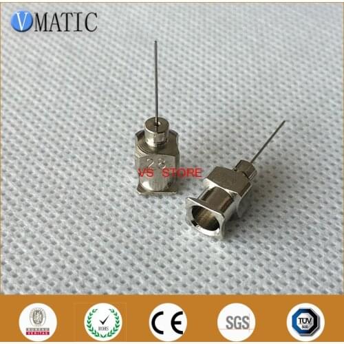 High Quality 0.5 Inch Tip Length 28G All Metal Tips Blunt Stainless Steel 12Pcs Dispensing Syringe Needle Tips 1/2 Inch