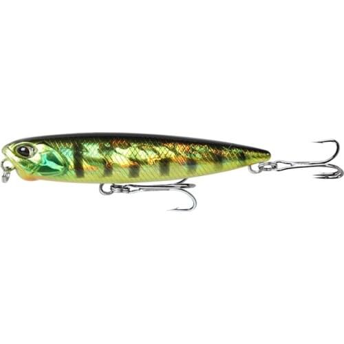 WATERBOY New Pencil Lure 6.5cm/5.5g Topwater Floating Hard Bait Whopper Plopper Fishing Pencil Lure