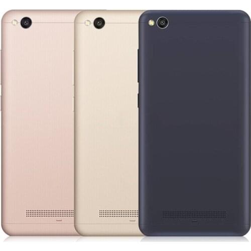 For Xiaomi Redmi 4A Battery Back Rear Cover Door Housing Power Volume Buttons for Redmi 4A Back Cover Case Door + Camera Lens