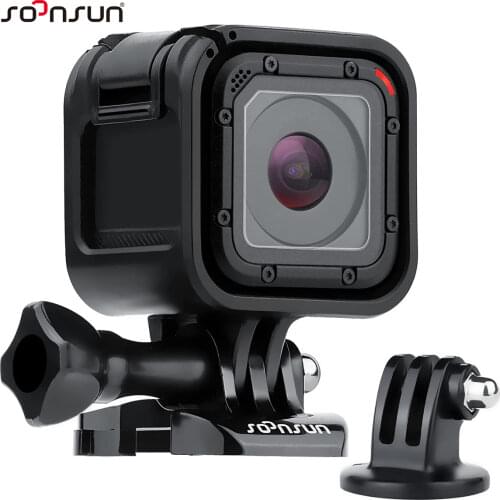 SOONSUN Standard Frame Case Mount Protective Shell Cover for GoPro Hero 4 Session Camera for Go pro Hero4 5 Session Frame Mount