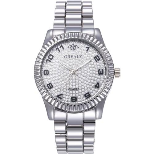 Popular Female Diamond Watch Ladies Bead Quartz Watch Fashion Luxury Clock Relogio Feminino Erkek Kol Saati Gift for Women A3894