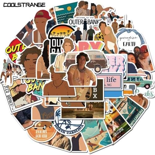 10/30/50Pcs Classic TV Show Outer Banks Stickers For Case Laptop Motorcycle Skateboard Luggage Decal Children Toy Sticker Car