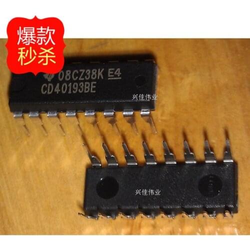 10PCS Authentic TI CD40193BE CD40193 DIP16 Logic IC Package