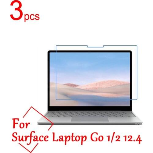 3pcs Ultra Clear/Matte/Nano anti-Explosion Screen Protector For Microsoft Surface Laptop Go 1/2 12.4" Laptop LCD Protective Film