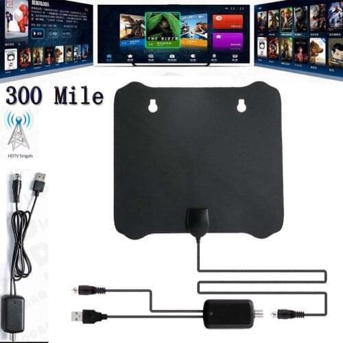 300 Mile Range HD Digital TV Antenna Receiver Antenna TV Digital HD Skywire 4K Antena HDTV 1080p with Amplifier