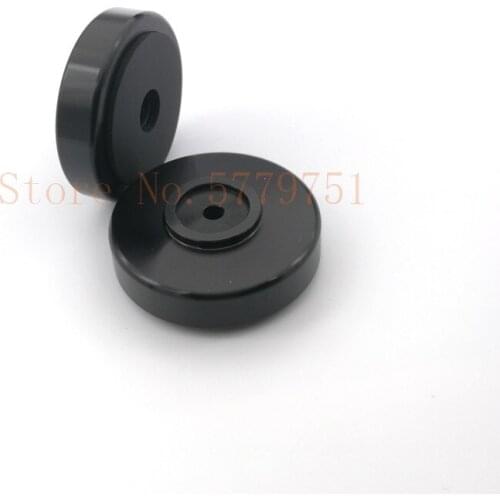 4pcs 44x12mm aluminum machine foot pad player foot Spike all aluminum alloy power amplifier foot shock proof anti-skid foot pad