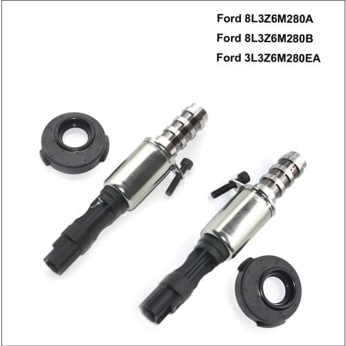 AP03 2PCS Variable Camshaft Timing Solenoid VCT w/ Seal for Ford F150 F250 F350 Expedition Explorer 4.6L ,5.4 L V8 3L3Z6M280EA