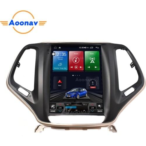 2 din Android 10.0 car radio For Jeep Cherokee 2013 - 2018 car stereo auto radio Tesla screen multimedia player GPS navigator