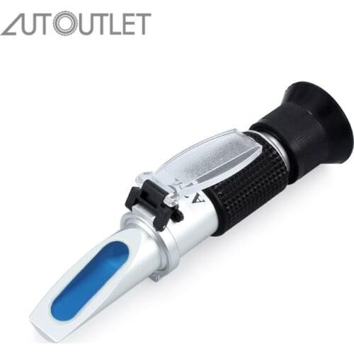 AUTOUTLE Auto Refractometer Car Battery Liquid Analyzer Glycol Automotive Antifreeze Battery Acid Engine Coolant Tester