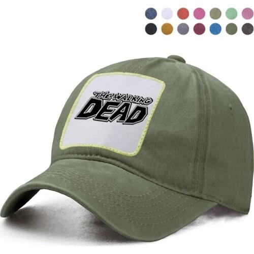 The Walking Dead Baseball Cap Harajuku Hip Hop Dad Solid Trucker Caps Sun Shade Hat Casquette Wash Snapback Womnan Man Bone Hats
