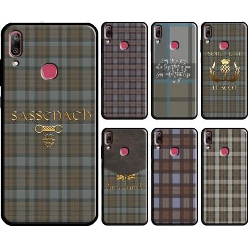 Outlander Fraser Tartan Plaid Sassenach For Huawei Y5P Y6P Y7A 2020 Y9S Y3 Y5 Y6 Y7 Y9 2019 2018 2017 Nova 3 2 i 5T Phone Cover