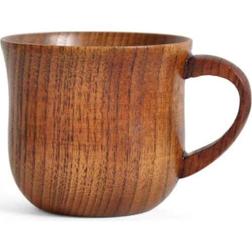 Jujube Wooden Handmade Water Coffee Mug Cup Tea Beer Juice Milk Mugs Drink Cups-Gift Water Cup Kitchen Accessories Tool