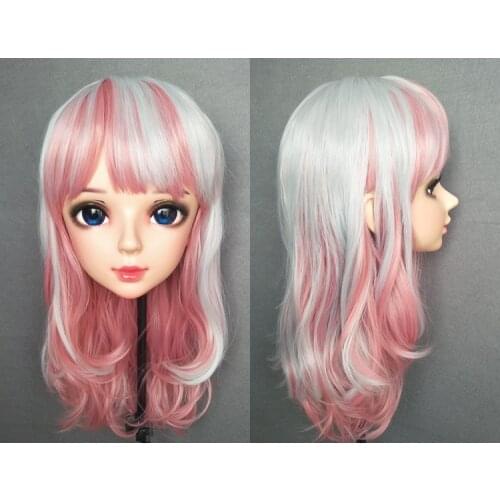 DM-WIG12) Resin Japan Anime Kigurumi Cosplay Mask Lolita Crossdressing BJD Masks' WIG 70cm