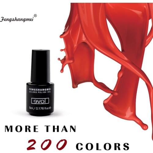 Fengshangmei Gel Nail Polish Sale 225 Colors Semi-permanent Gellak UV Manicure Design Nail Gel 5ml Gel Varnish